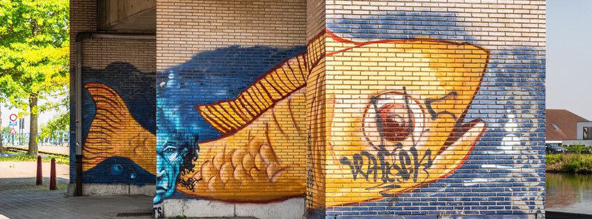 Streetart Zwevegem © Toerisme Leiestreek vzw