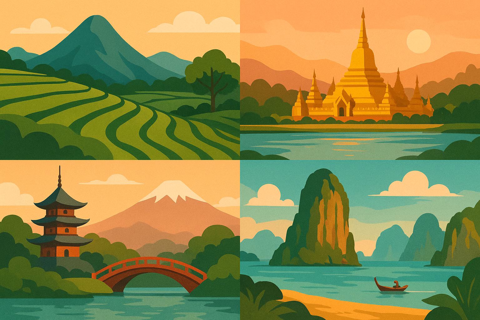 Minder Bezocht en Gekend Azië